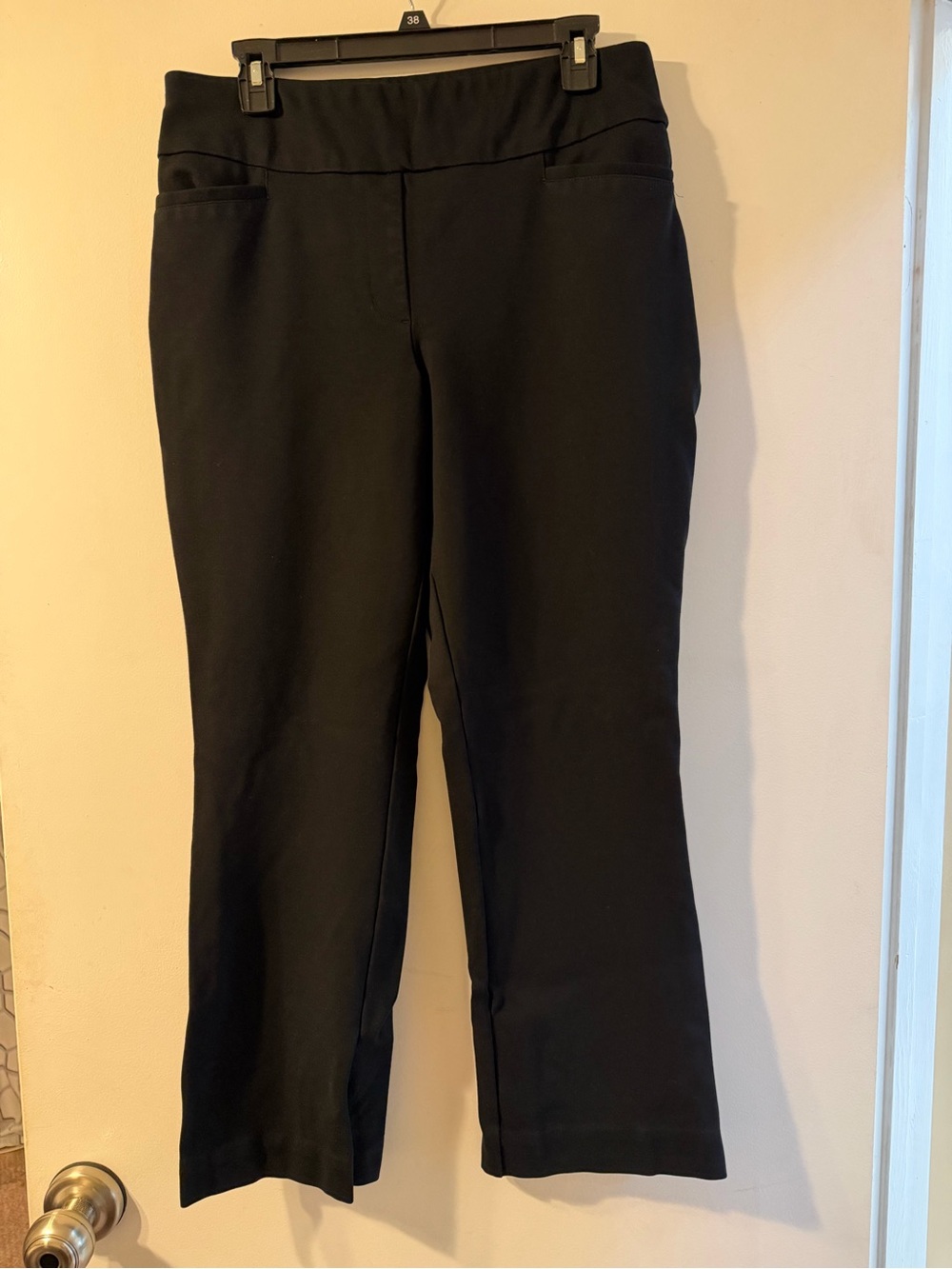 Express Black Bootcut Ponte Pants